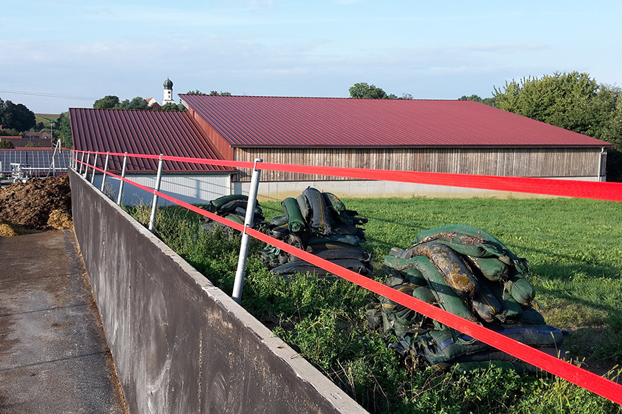 Beispiel Fahrsilogeländer zerlegbar
