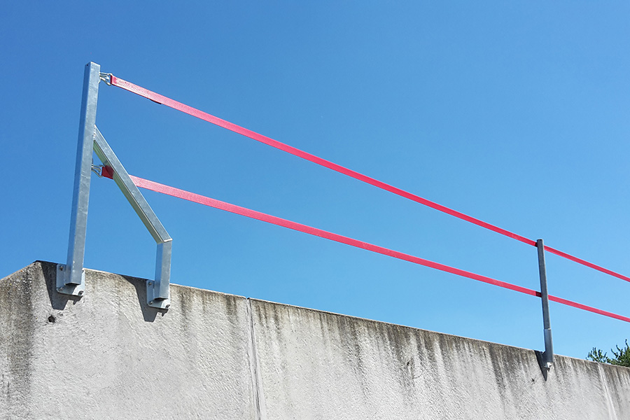 Beispiel Fahrsilogeländer zerlegbar
