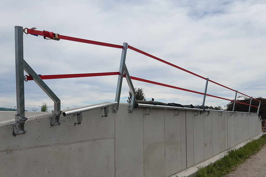 Beispiel Fahrsilogeländer zerlegbar