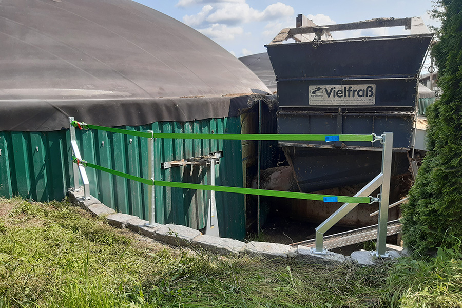 Beispiel Fahrsilogeländer zerlegbar